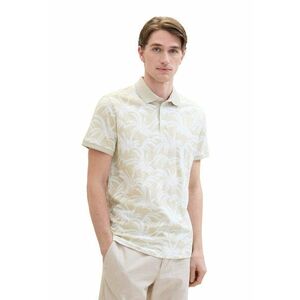 Tricou polo de bumbac cu imprimeu tropical imagine