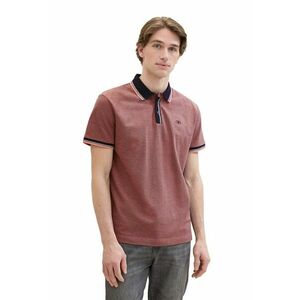 Tricou polo cu accente cu model in dungi imagine