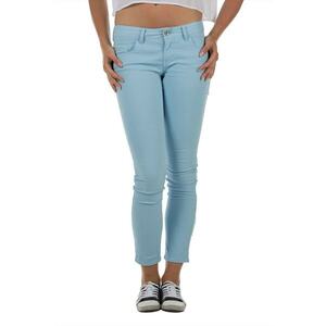 Pantaloni skinny crop cu talie joasa imagine