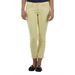 Pantaloni skinny crop cu talie joasa imagine