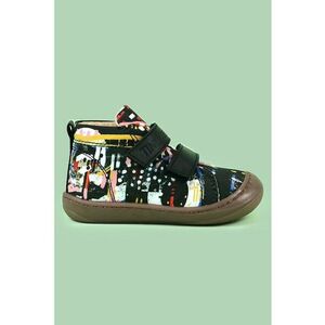 Pantofi din piele cu model abstract imagine