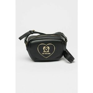 Geanta crossbody de piele ecologica cu logo metalic imagine