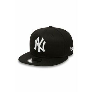 Sapca ajustabila cu cozoroc plat si logo New York Yankees imagine