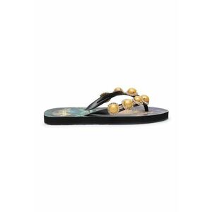 Papuci flip-flop cu model si strasuri imagine