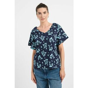 Tricou lejer cu imprimeu floral imagine