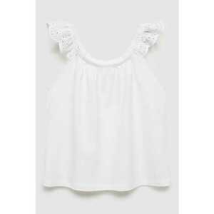 Tricou de bumbac cu decolteu elastic Lola imagine