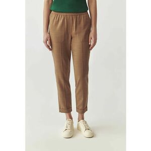 Pantaloni crop din amestec de lyocell Sumiko imagine