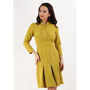 Rochie evazata lime 36 imagine