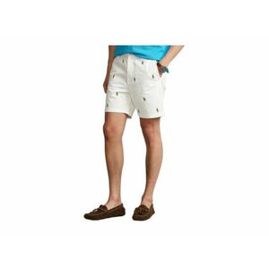 Imbracaminte Barbati Polo Ralph Lauren Pony Player Embroidered Swim Trunks White Embroidery imagine