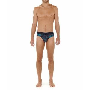 Imbracaminte Barbati HOM Lino Mini Briefs Navy Print imagine