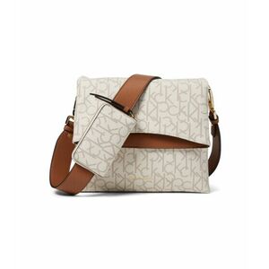 Incaltaminte Femei Calvin Klein Chrome Signature Messenger VanillaKhakiCaramelWhite imagine