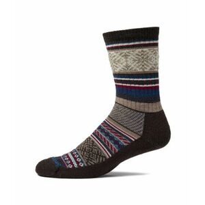 Imbracaminte Barbati Smartwool Everyday Fair Isle Sweater Crew Socks Chestnut imagine