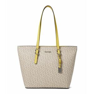 Incaltaminte Femei Calvin Klein Serafina Signature Tote KhakiVanillaPineapple imagine