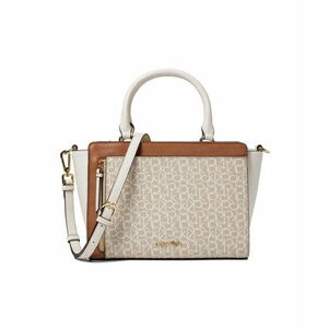 Incaltaminte Femei Calvin Klein Rylan Signature Satchel KhakiVanillaCaramelWhite imagine