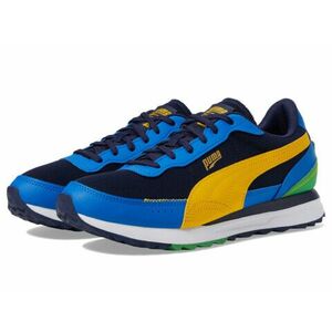 Incaltaminte Barbati PUMA Road Rider Leather PUMA NavyYellow Sizzle imagine