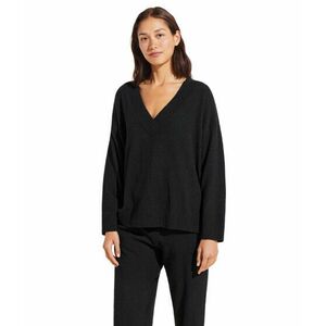 Imbracaminte Femei Eberjey Recycled Boucle - The V-Neck Top Black imagine