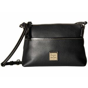 Genti Femei Dooney Bourke Pebble Ginger Crossbody Black w Black Trim imagine