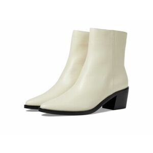 Incaltaminte Femei Madewell The Everten Ankle Boot in Leather Pale Parchment imagine