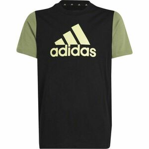 adidas BIG LOGO TEE Tricou pentru băieți, negru, mărime imagine