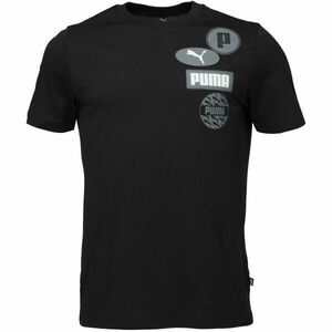 Puma GRAPHICS ICON TEE Tricou pentru bărbați, negru, mărime imagine