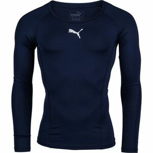 Puma LIGA BASELAYER TEE LS Tricou funcțional bărbați, albastru închis, mărime imagine