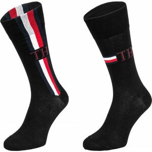 Tommy Hilfiger MEN SOCK 2P ICONIC STRIPE Șosete bărbați, negru, mărime imagine