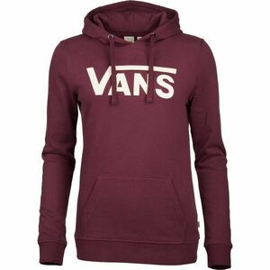 Vans WM DROP V LOGO HOODIE Hanorac pentru femei, vișiniu, mărime imagine