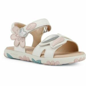 Geox J S.HAITI G. C Sandale pentru fetițe, alb, mărime imagine