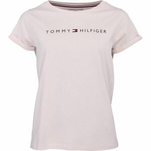 Tommy Hilfiger RN TEE SS LOGO Tricou de damă, roz, mărime imagine