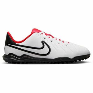 Nike JR TIEMPO LEGEND 10 CLUB TF Ghete de fotbal copii, alb, mărime 35.5 imagine