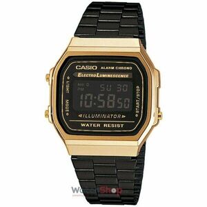 Ceas Casio Retro A168WEGB-1 imagine