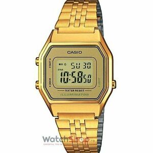 Ceas Casio RETRO LA680WGA-9DF Gold imagine