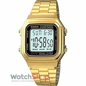 Ceas Casio RETRO A178WGA-1ADF Gold imagine