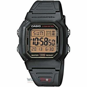 Ceas Casio COLLECTION W-800HG-9A Baterie 10 ani imagine