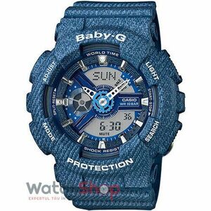 Ceas Casio Baby-G Denim BA-110DC-2A2ER imagine