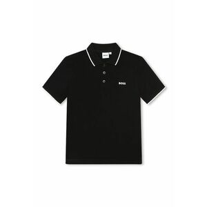 Tricou polo cu imprimeu logo discret imagine