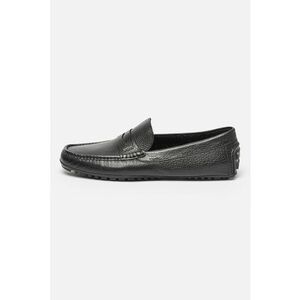 Pantofi loafer din piele cu logo discret imagine