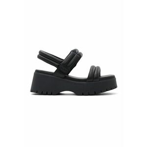 Sandale wedge de piele ecologica Mcguire imagine