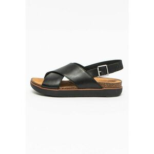 Sandale flatform din piele Elayne Cross imagine