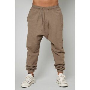 Pantaloni jogger ampli de bumbac imagine