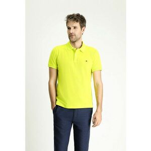 Tricou polo slim fit din bumbac imagine