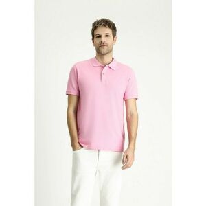 Tricou polo slim fit din bumbac imagine