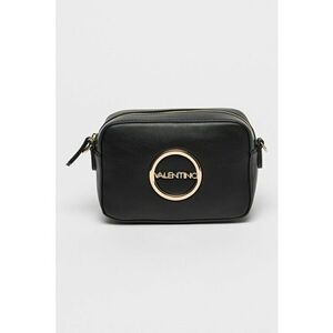 Geanta crossbody de piele ecologica cu aplicatie logo metalica imagine