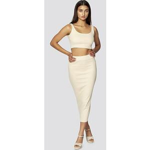 Set de top crop si fusta midi Riri - 2 piese imagine