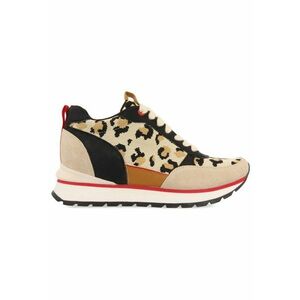 Pantofi sport cu garnituri de piele intoarsa si imprimeu leopard Veryan imagine