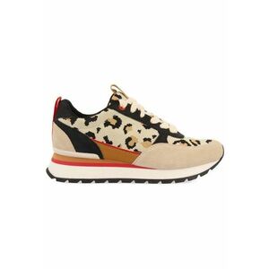 Pantofi sport cu garnituri de piele intoarsa si imprimeu leopard Pahokee imagine