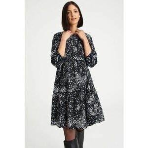 Rochie evazata cu model floral imagine