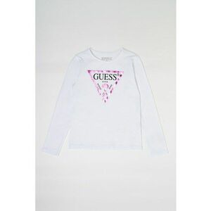 GUESS - Bluza de bumbac cu imprimeu logo imagine