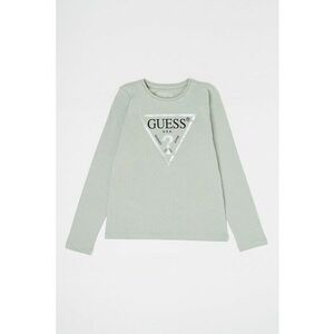 GUESS - Bluza de bumbac cu imprimeu logo imagine