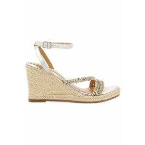 Sandale wedge cu garnituri de piele Menfi imagine